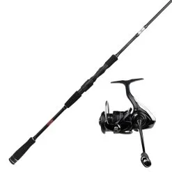 Daiwa TD Pitch Black/Fuego Barsch & Zander Combo