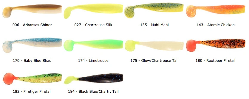Lunker City Shaker Shad 8cm – Bild 2